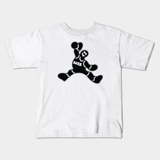 Jumping San Antonio Spurs Gingerbread Man Kids T-Shirt